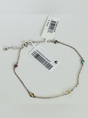 Giani Bernini Multi-Stone Ankle Bracelet